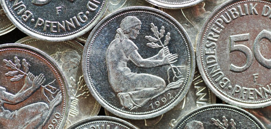 50 Pfennig Münzen