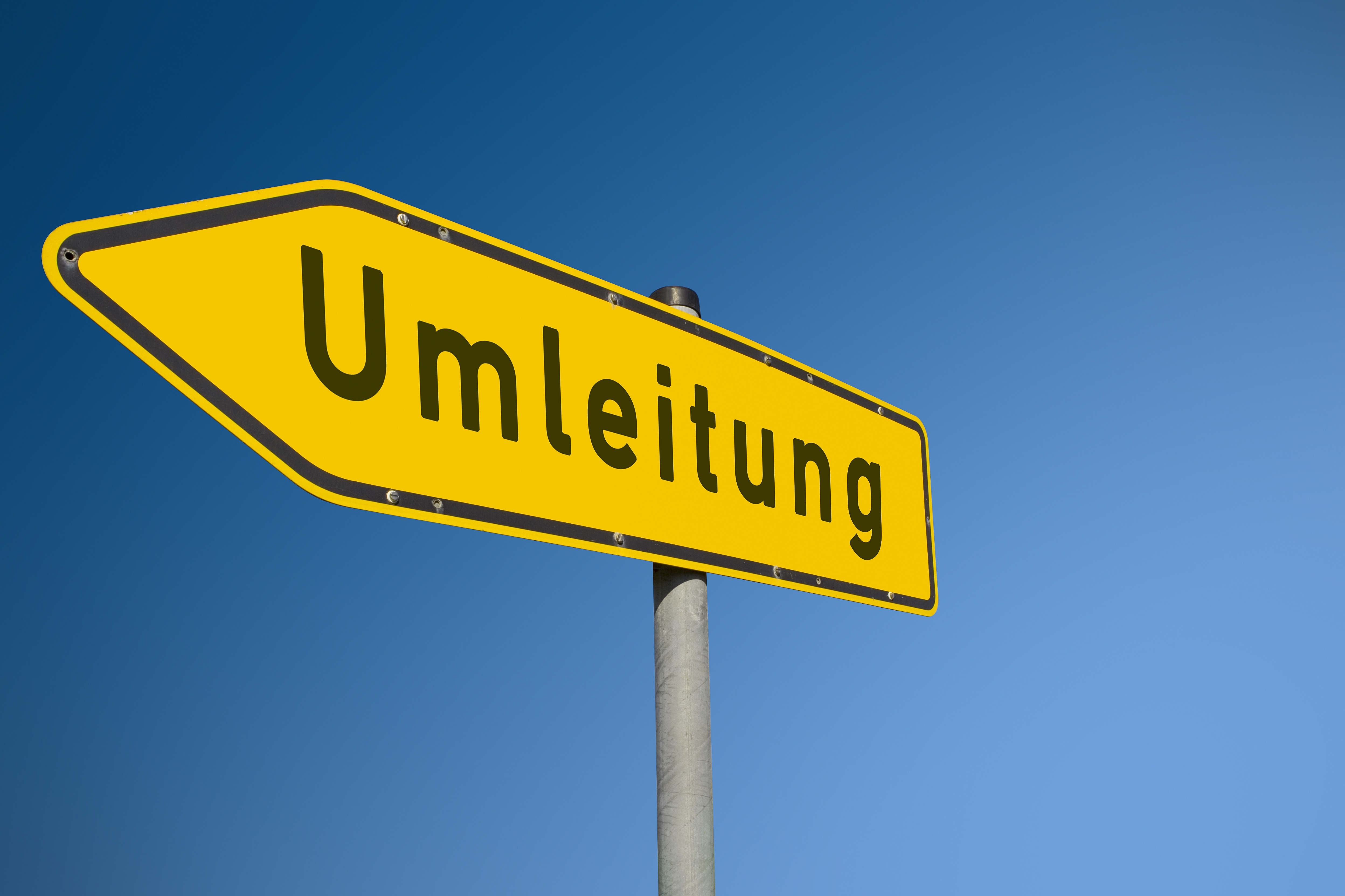 Verkehrsschild Umleitung Verkehrsschild Umleitung