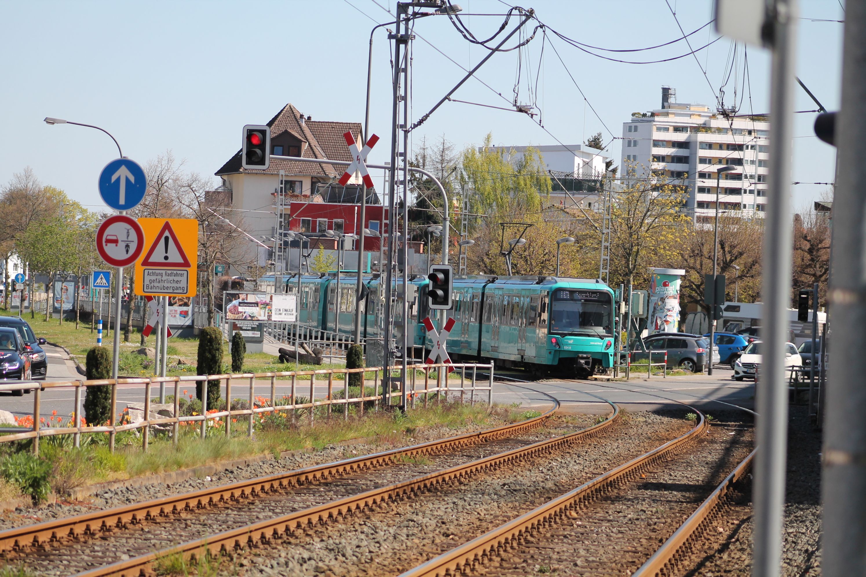 Überholverbot U-Bahngleise