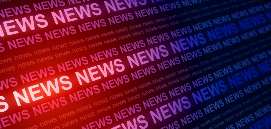 Creative red news background