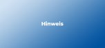 Hinweis Hinweis