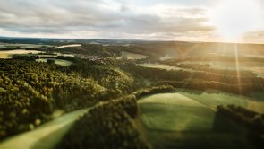 Luftaufnahme Taunus Save earth concept