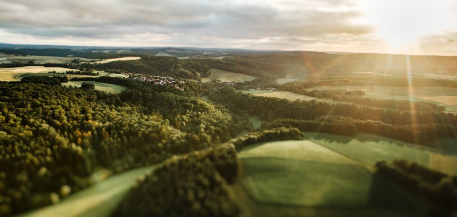 Luftaufnahme Taunus
