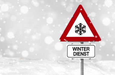 Winterdienst Schild