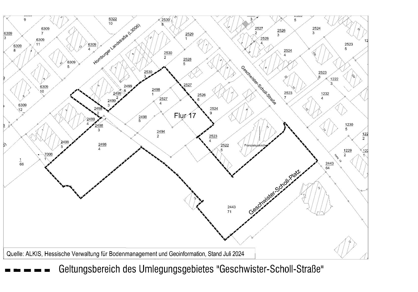 Grafik Geschwister-Scholl-Straße