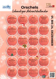 Plakat A1 Lebendiger Adventskalender - FINAL