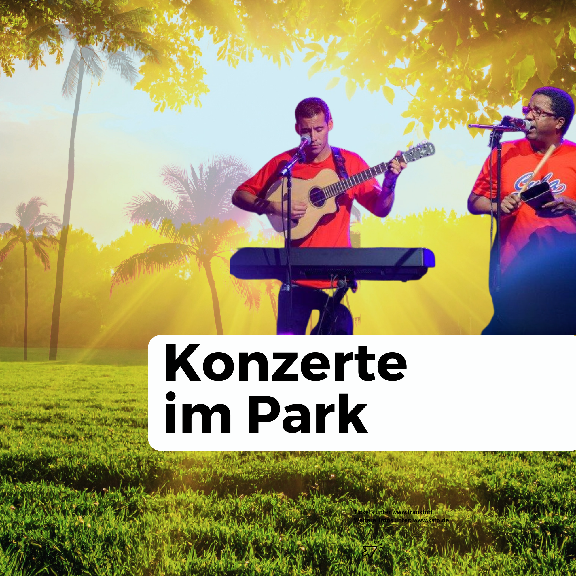 Konzert im Park DIN A 1 (200 x 200 mm) - 1 Konzert im Park DIN A 1 (200 x 200 mm) - 1