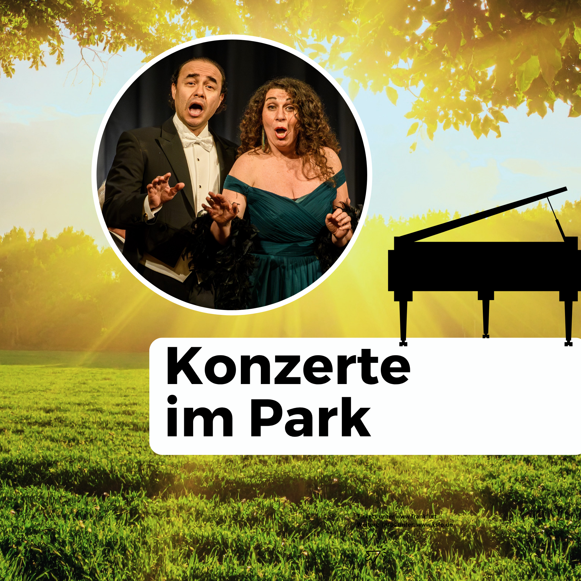 Konzert im Park DIN A 1 (200 x 200 mm) - 2 Konzert im Park DIN A 1 (200 x 200 mm) - 2