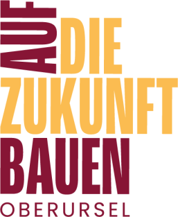 Logo "Auf die Zukunft Bauen Oberursel" Logo der Kampagne "Auf die Zukunft Bauen"