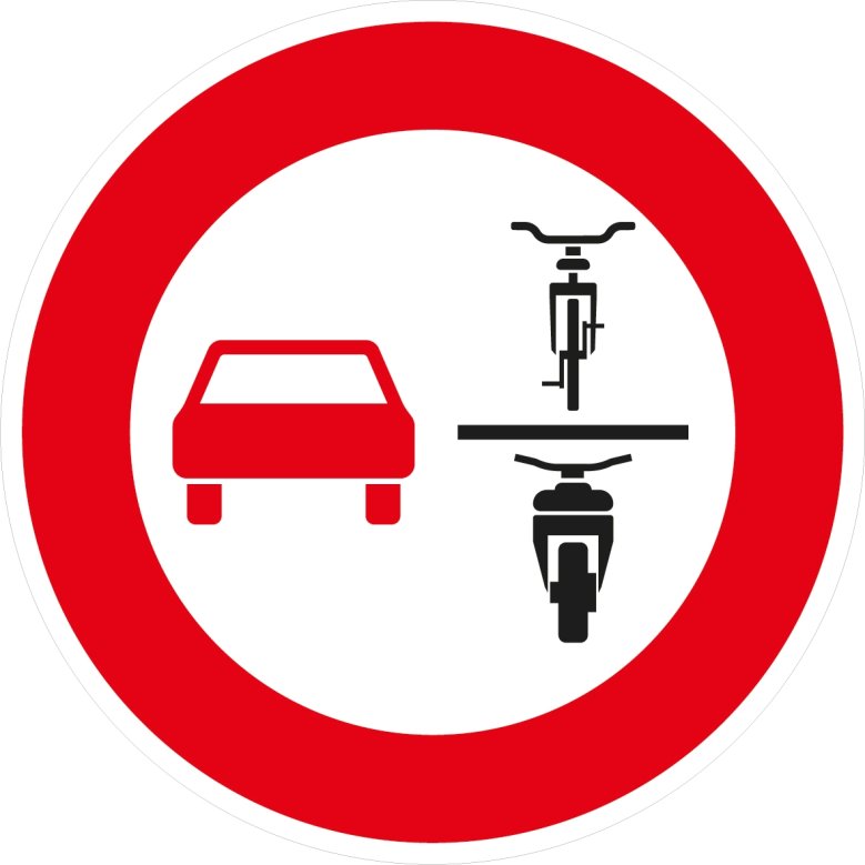 Verbot des Überholens von einspurigen und mehrspurigen Fahrzeugen für mehrspurige Kraftfahrzeuge und Krafträder mit Beiwagen