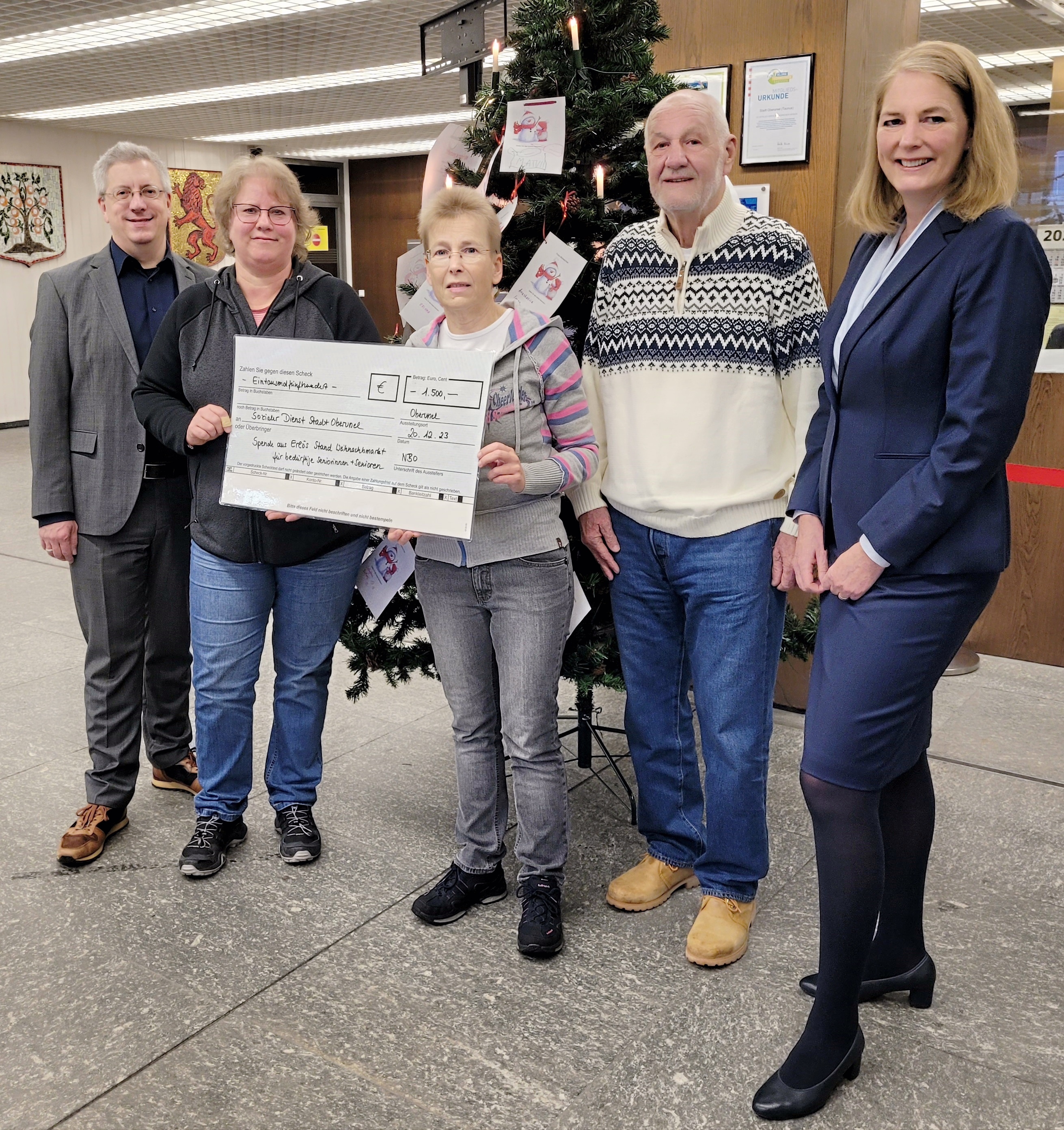 Foto Spendenübergabe