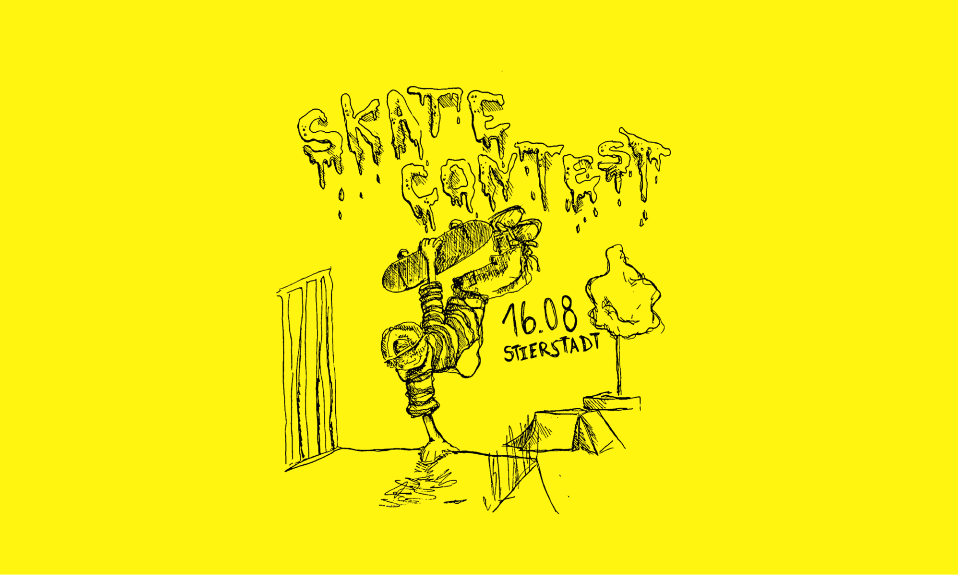 Plakat Skaterturnier (297 x 420 mm) (420 x 300 mm) - 1
