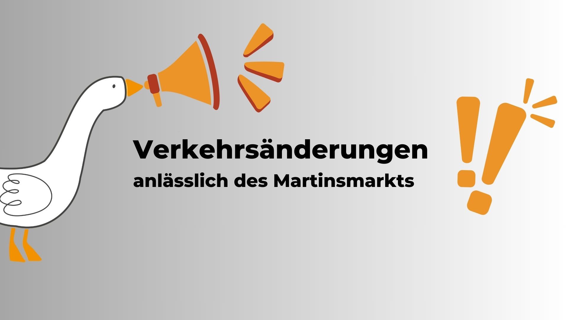 Verkehrsänderungen Martinsmarkt Verkehr zum Martinsmarkt