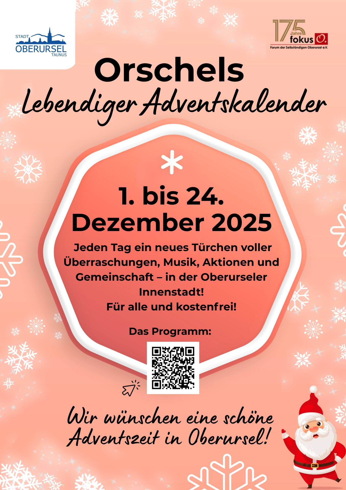 Plakat Lebendiger Adventskalender