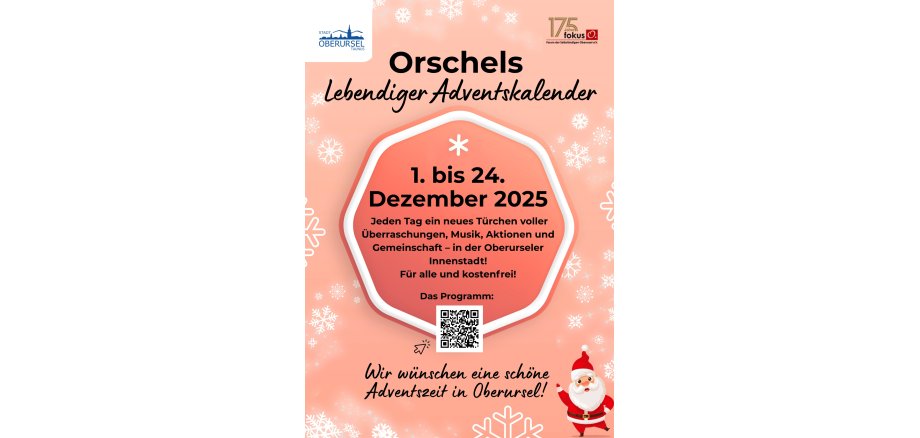 Plakat Lebendiger Adventskalender