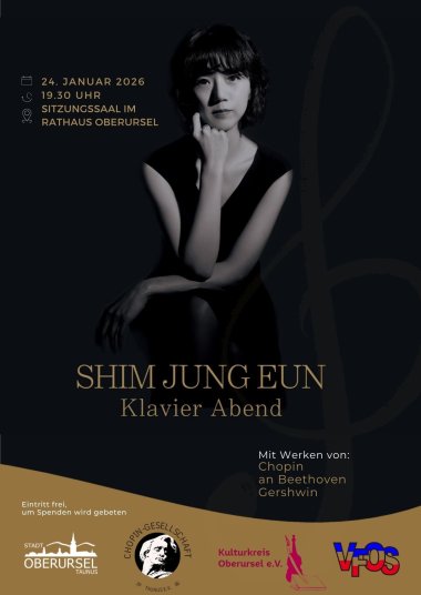 Plakat zum Klavierkonzert