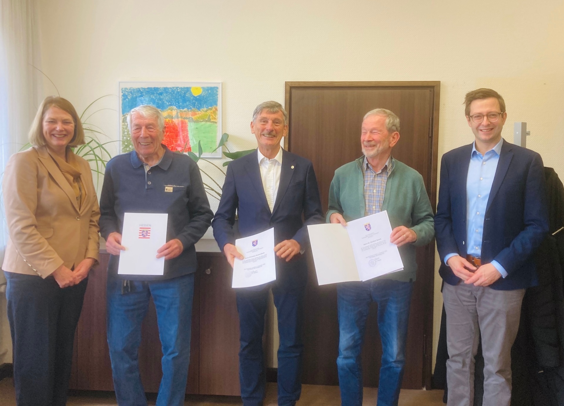 Gruppenbild der Ehrung