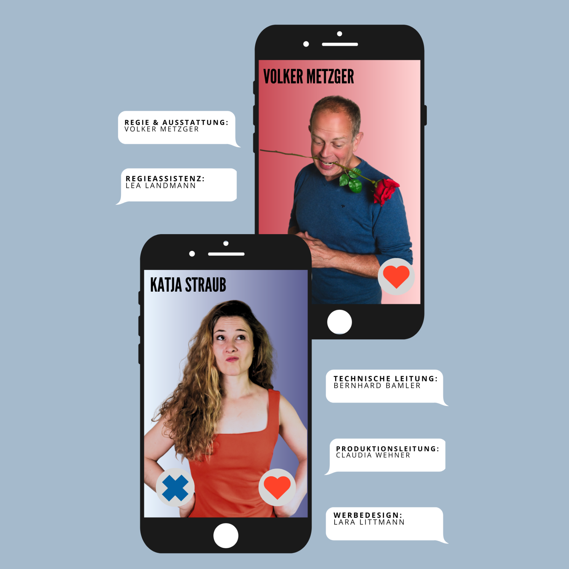 Match me if you can VA Bild (200 x 200 mm) - Entwurf