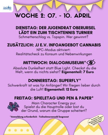 Osterferien 2026 - Woche 2