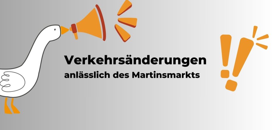 Verkehrsänderungen Martinsmarkt Verkehr zum Martinsmarkt