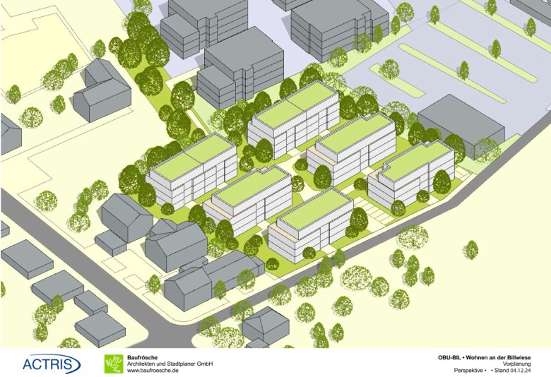 städtebauliches Konzept Billwiese