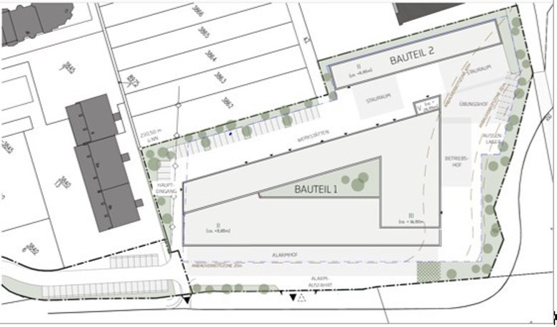 Konzept Freiflächenplan