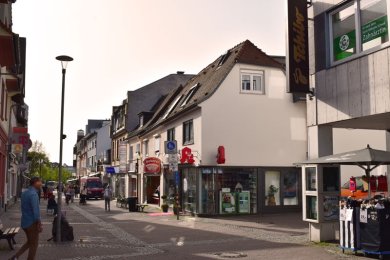 Heutige Ansicht des Straßenzuges 