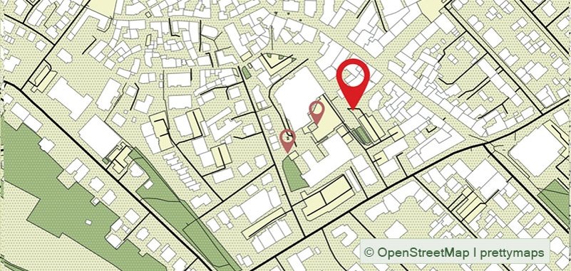 Stadtplan mit markierter Station am Rathausplatz