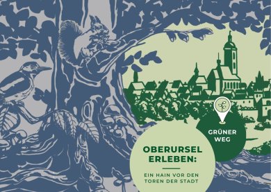 Werbepostkarte des Grünen Wegs