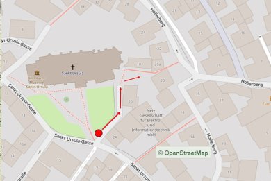 Stadtplan-Ausschnitt