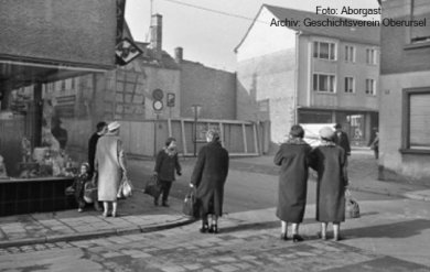 Historischer Blick auf die Vorstadt Ecke Kumeliusstraße